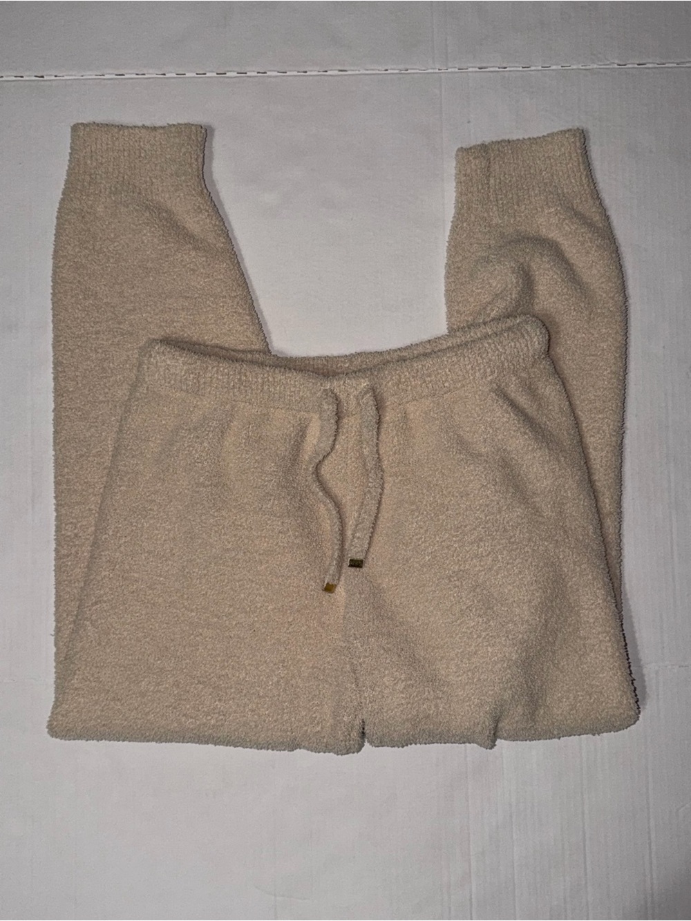 cupcakes & cashmere Womens Beige Cozy Fleece Joggers